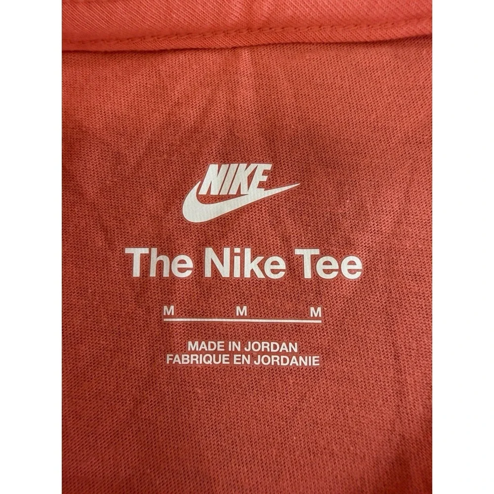 Nike Sportswear The Nike Tee Men's Medium Coral Pink Embroidered Logo NWT